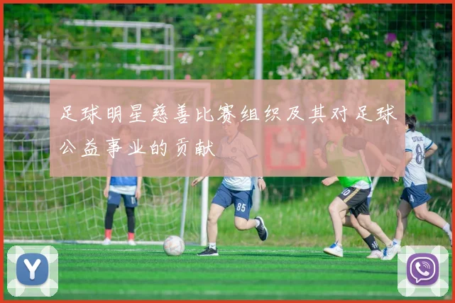 足球明星慈善比赛组织及其对足球公益事业的贡献